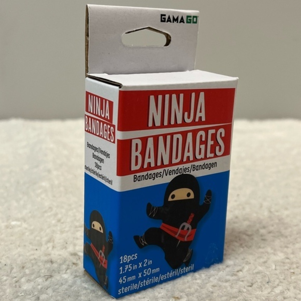 Gamago Ninja Die-cut Box of 18 Bandages